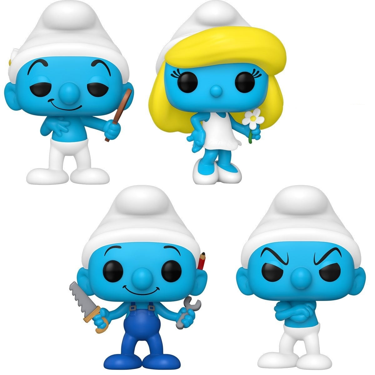 Funko POP! Television: the Smurfs Complete Set of 4 – Yummy
