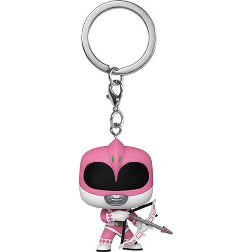 Funko Mighty Morphin Power Rangers 30th Anniversary Pink Ranger Pop! Key Chain