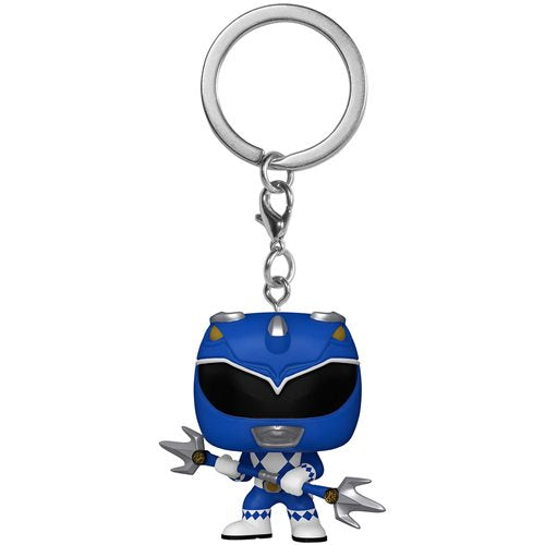 Funko Mighty Morphin Power Rangers 30th Anniversary Blue Ranger Pop! Key Chain