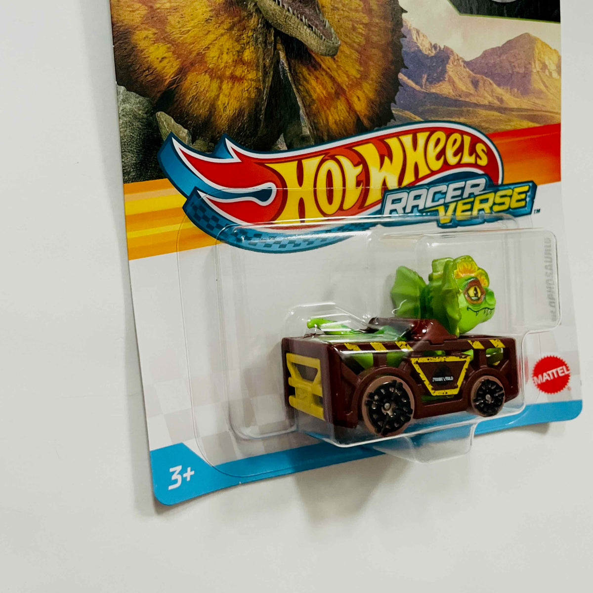 Hot Wheels RacerVerse Jurassic World - Voiture Dilophosaurus 2025 - Échelle 1:64 - Neuf