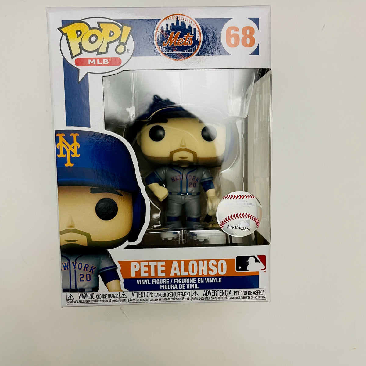 Funko Pop! MLB: Mets - Pete Alonso - (Road Uniform) - Figura de