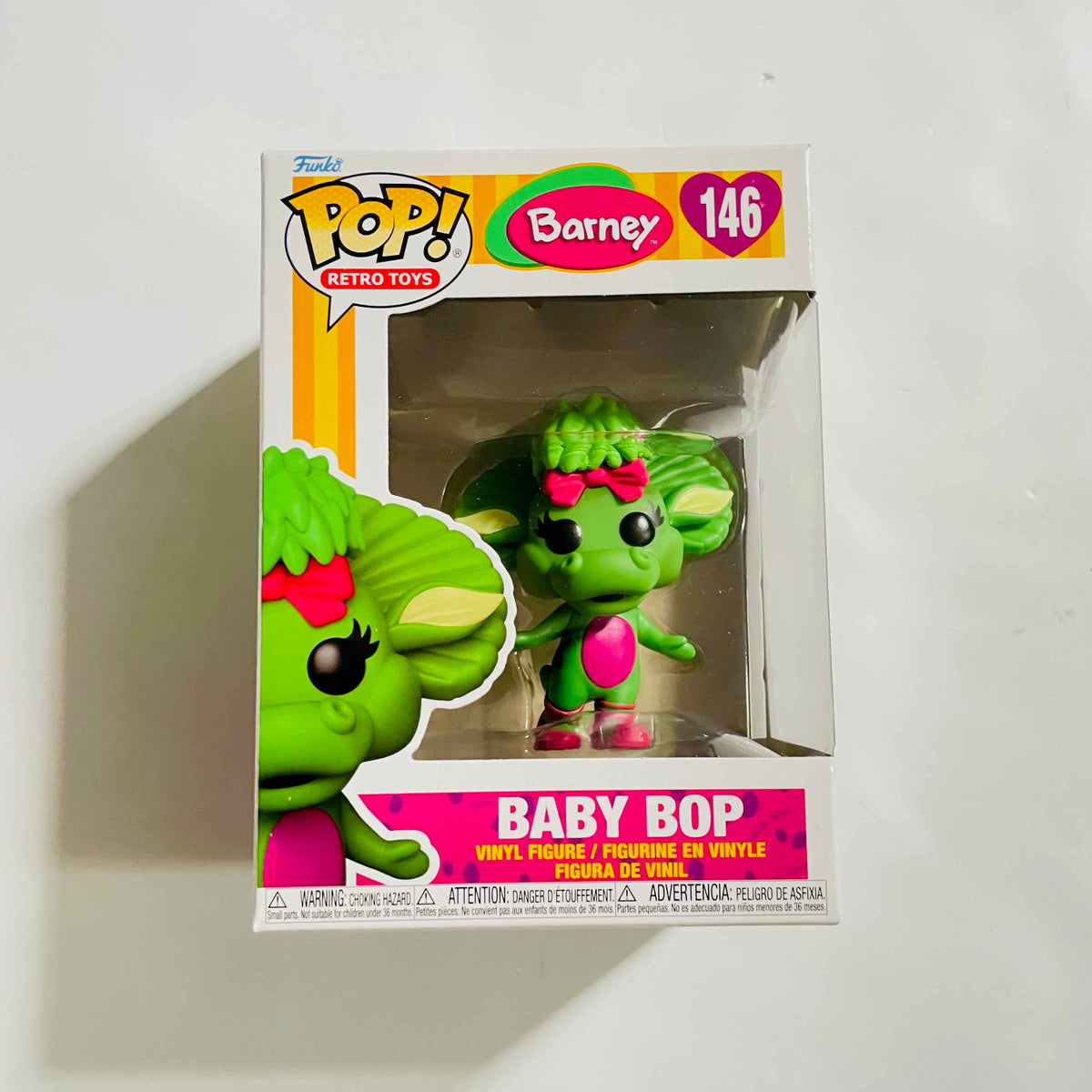 funko pop! バーニー　ベイビーボップ Funko POP! Retro Toys Barney #146 Baby Bop & protector – Yummy