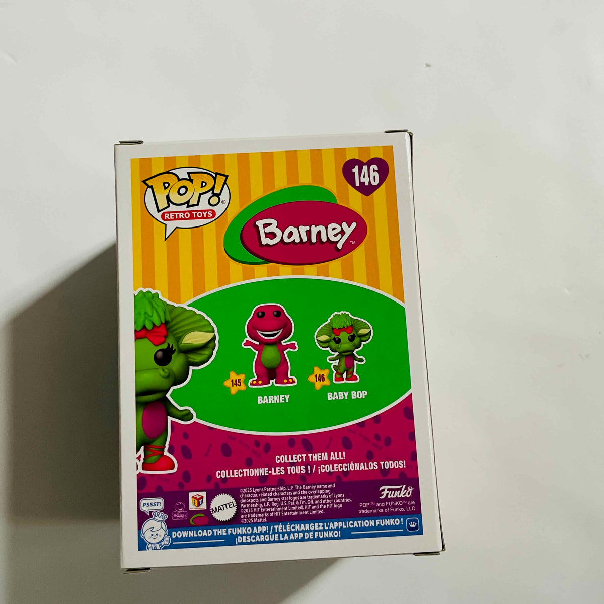 Funko POP! Retro Toys Barney #146 Baby Bop & protector – Yummy
