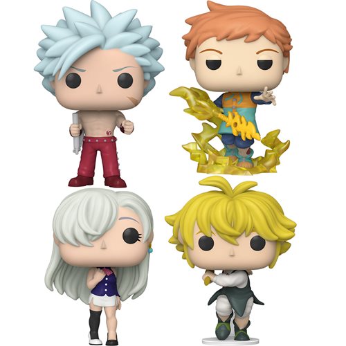 Funko POP! Animation: The Seven Deadly Sins set of 4