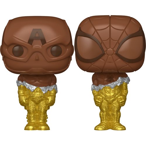 Funko Pop! Marvel Chocolate set of 2 - Captain America, Spider-Man