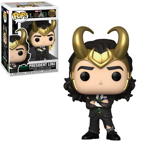 Funko POP! : Marvel Loki Vinyl Figure #898 : President Loki & Protector