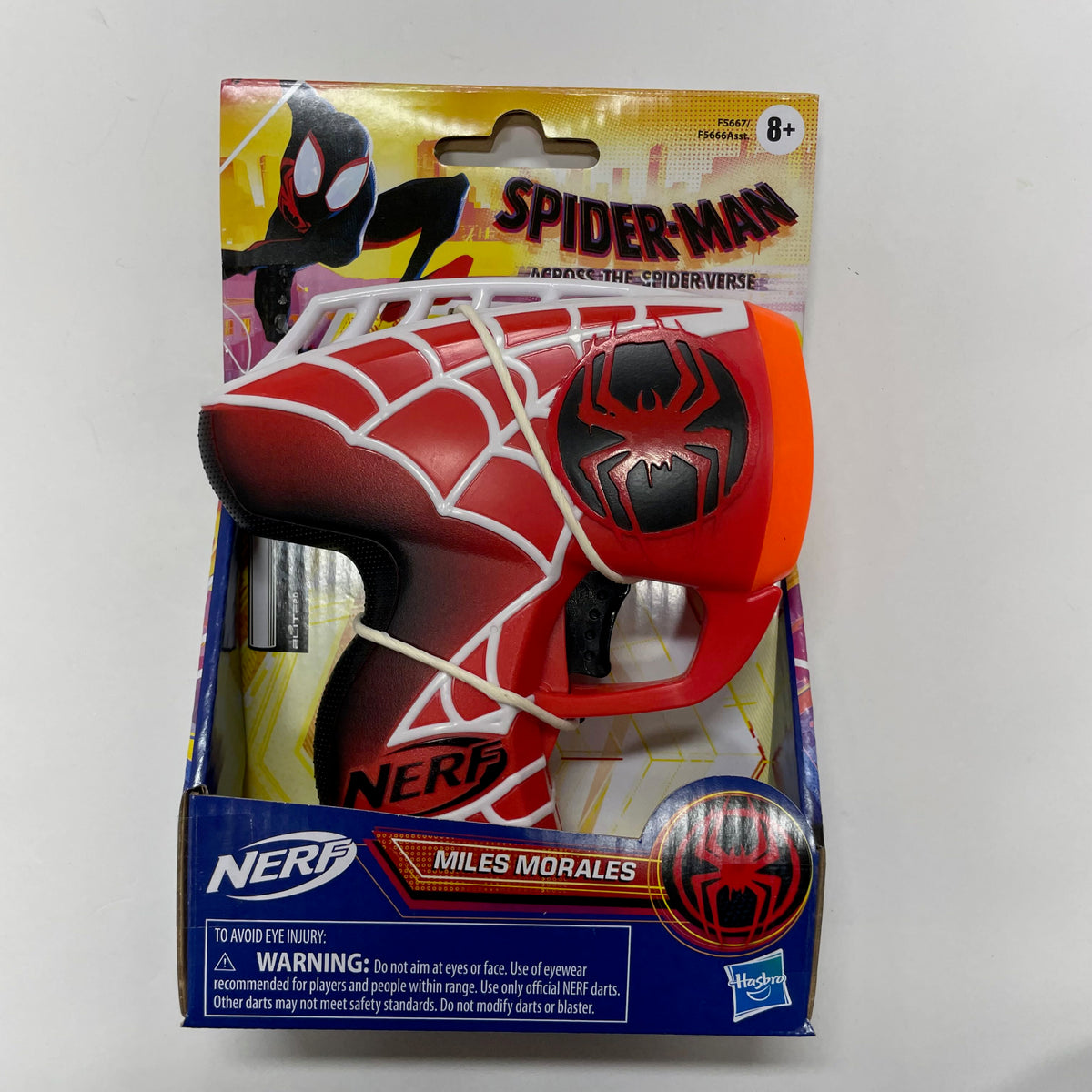 Spider-Man: Across The Spider-Verse Miles Morales Nerf MicroShots