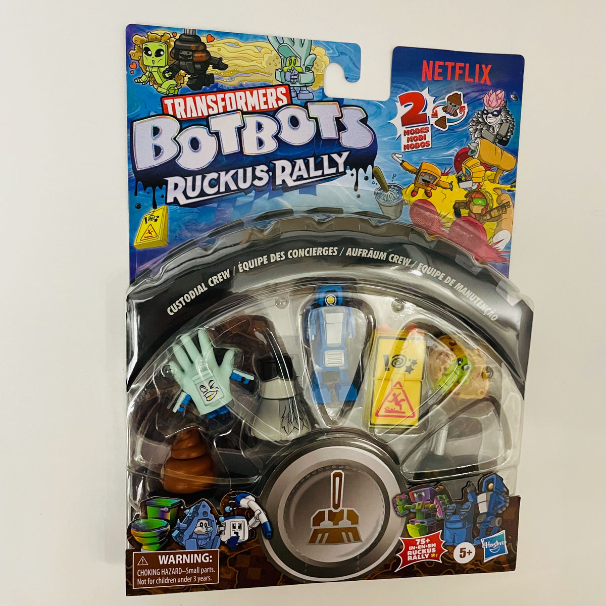 Transformers BotBots Series 6 Ruckus Rally - CUSTODIAL CREW #1