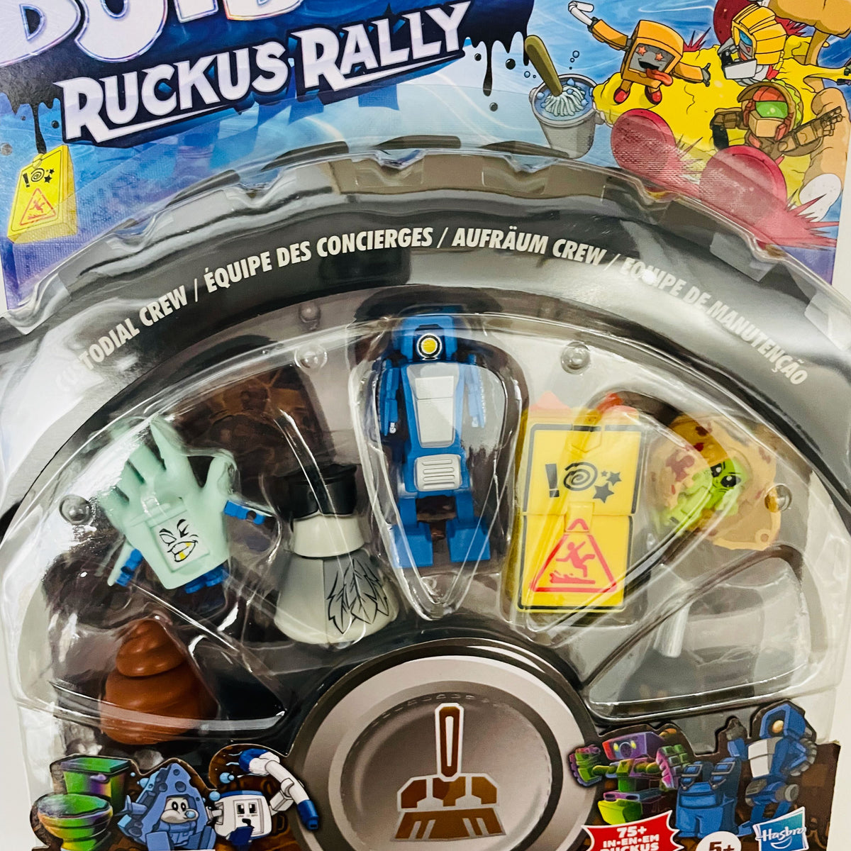 Transformers BotBots Series 6 Ruckus Rally - CUSTODIAL CREW #1