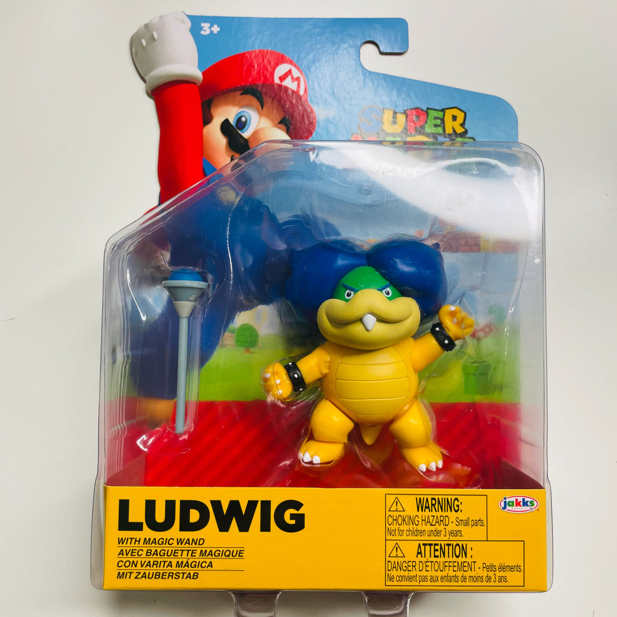 World of Nintendo Super Mario 4-Inch Figures - Ludwig Von Koopa with Wand