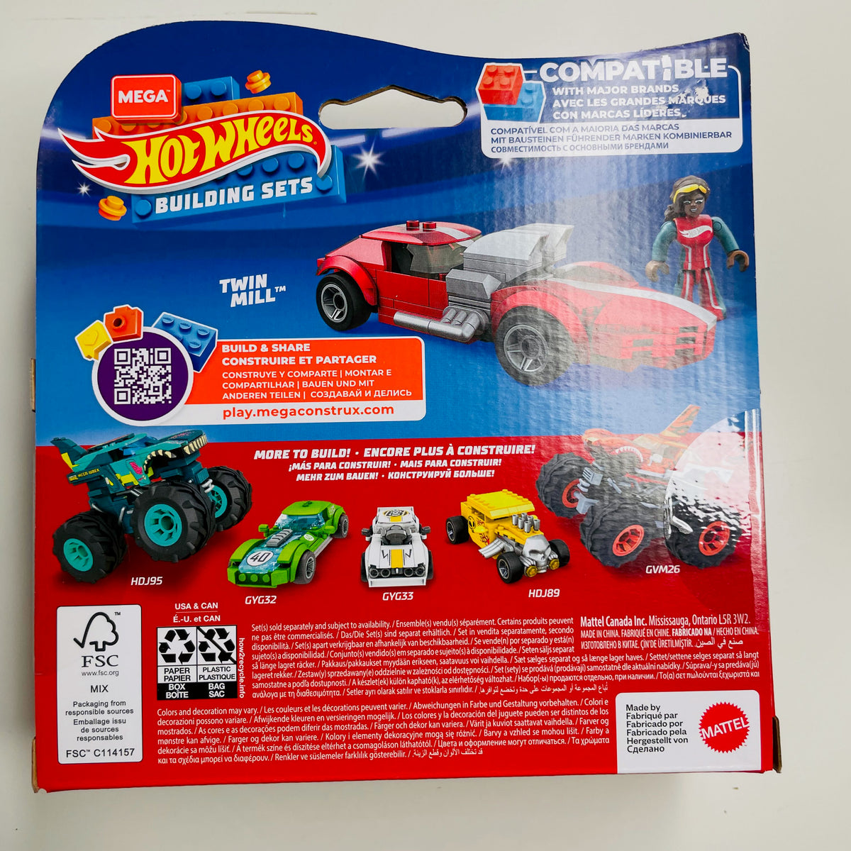 Mega Construx Hot Wheels Building Sets Twin Mill Yummy Boutique