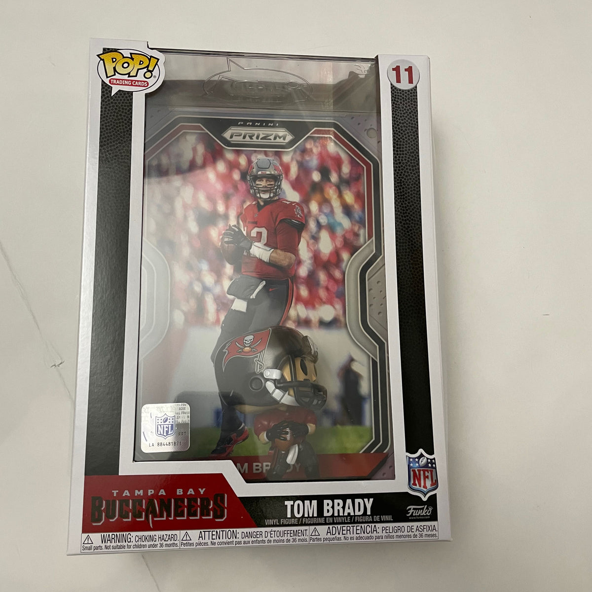 Funko POP! Trading Cards: NFL Tampa Bay Buccaneers #11 - Tom Brady – Yummy  Boutique