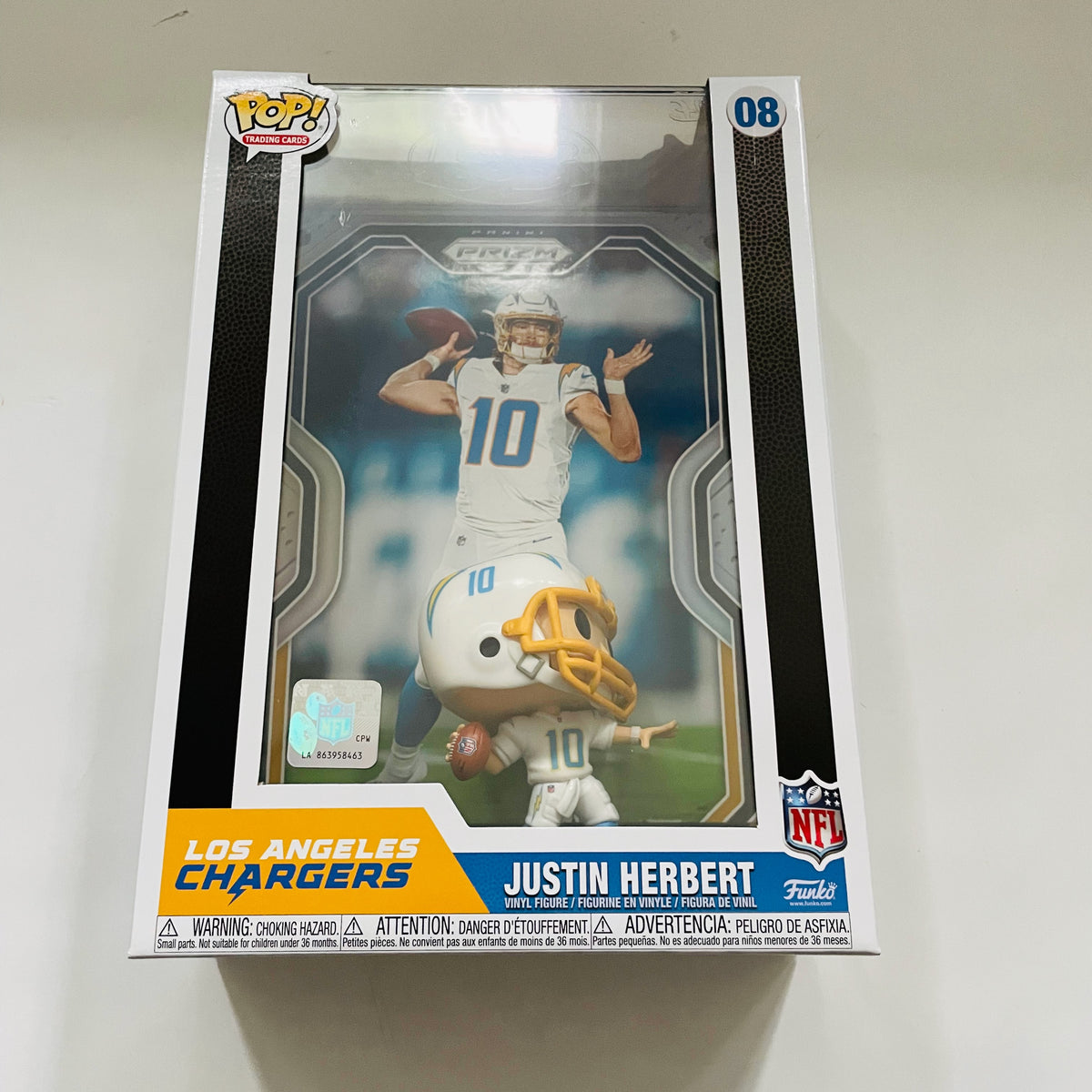 Funko POP! Trading Cards #08 - LA Chargers - Justin Herbert – Yummy Boutique