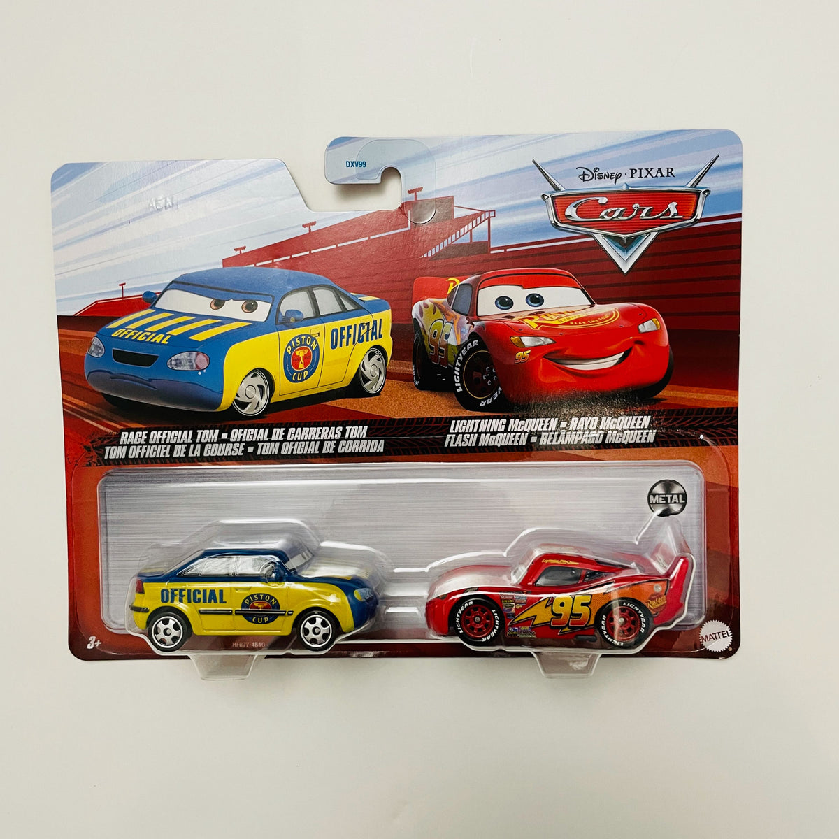 Disney Pixar The World of Cars Race Official Tom & Lightning McQueen 2 Pack