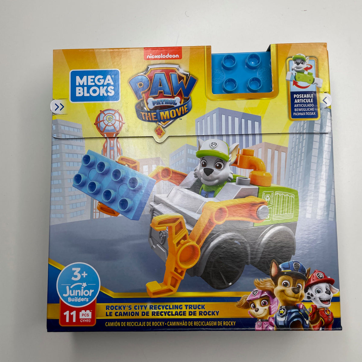 Mega Bloks ROCKY Paw Patrol Junior Builders VHTF NIB Mattel