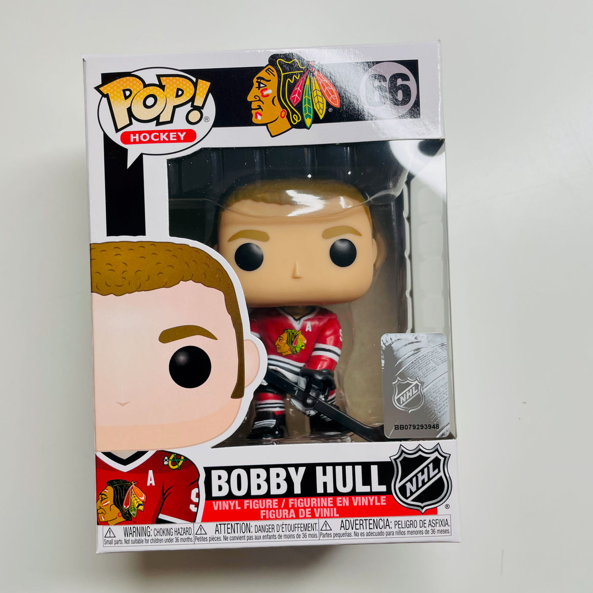 Bobby Hull (Chicago Blackhawks) NHL Funko Pop! Legends - CLARKtoys