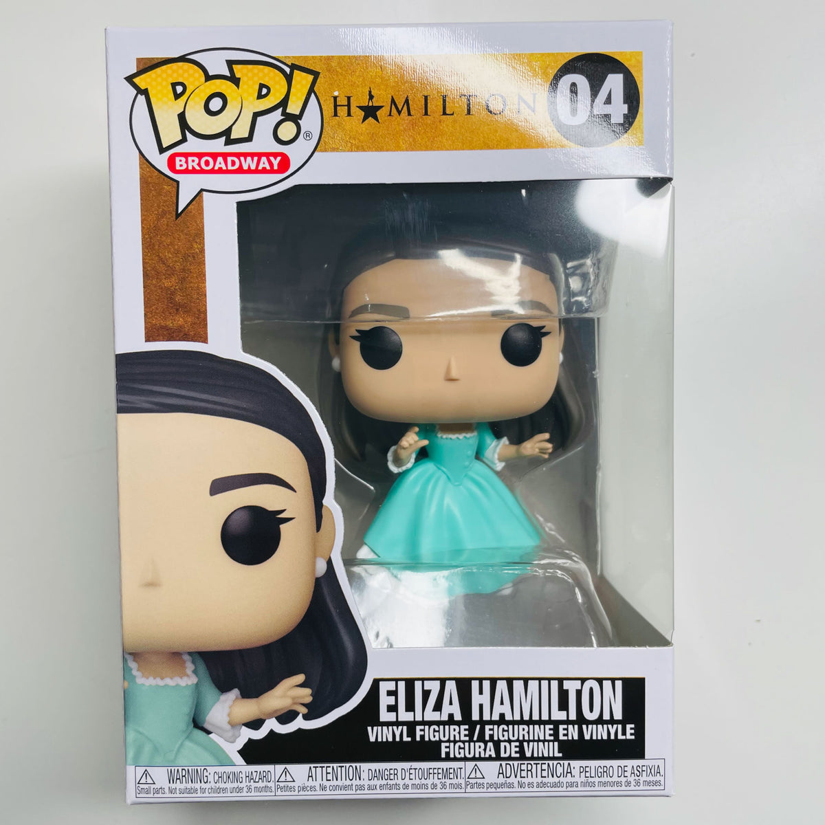POP Broadway: Hamilton - Eliza Hamilton Funko Pop! Vinyl Figure (Bundled  with Compatible Pop Box Protector Case), Multicolored, 3.75 inches