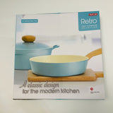 Retro 10" Round Grill Pan in Mint Blue