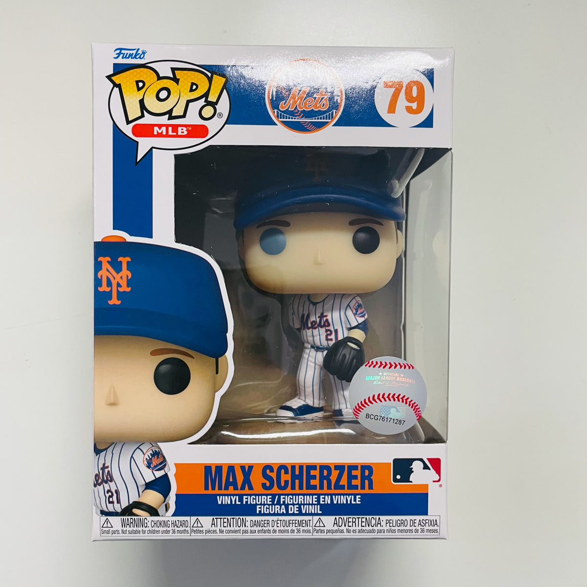 Funko Pop! Sports: Mets - Max Scherzer (Home Uniform) (79) – Inked