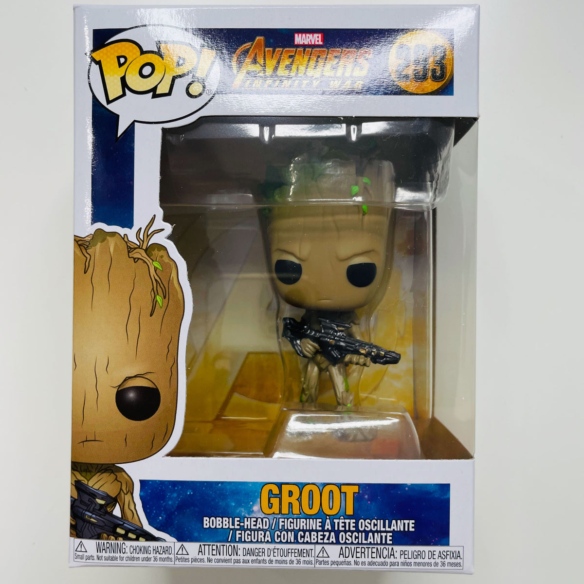 POP! : Avengers Infinity War Vinyl Figure #293 : Groot with gun – Yummy  Boutique