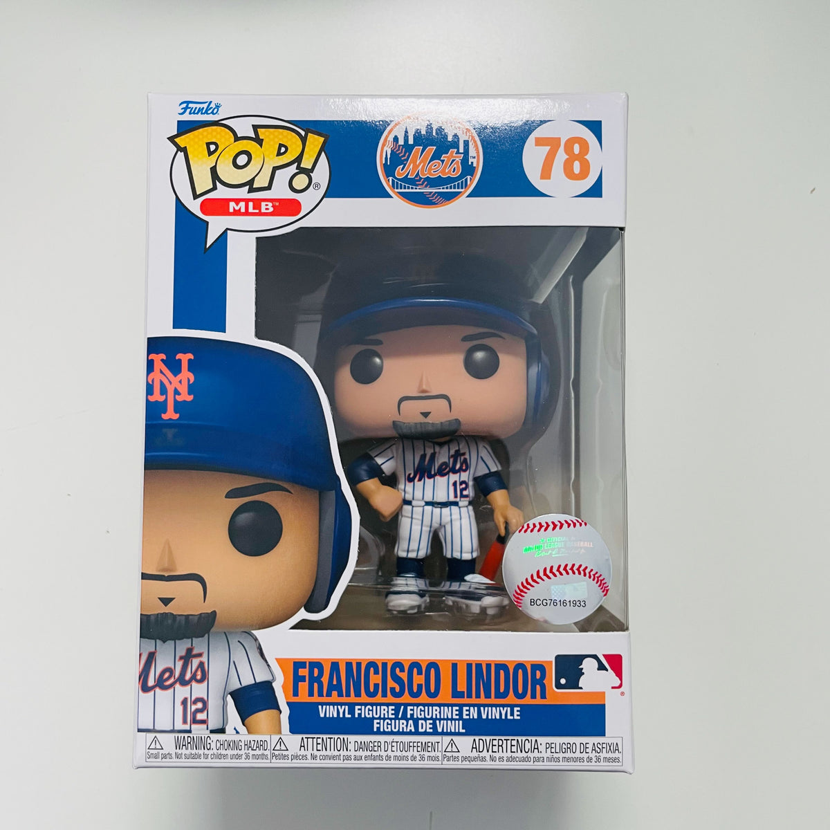 Funko POP! MLB: New York Mets Francisco Lindor (Home Jersey) Vinyl