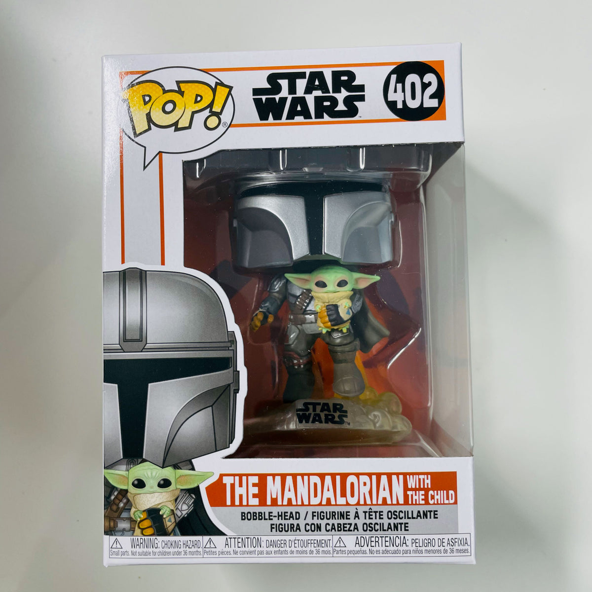 Buy Funko Pop! Star Wars The Mandalorian flying with The Child 402