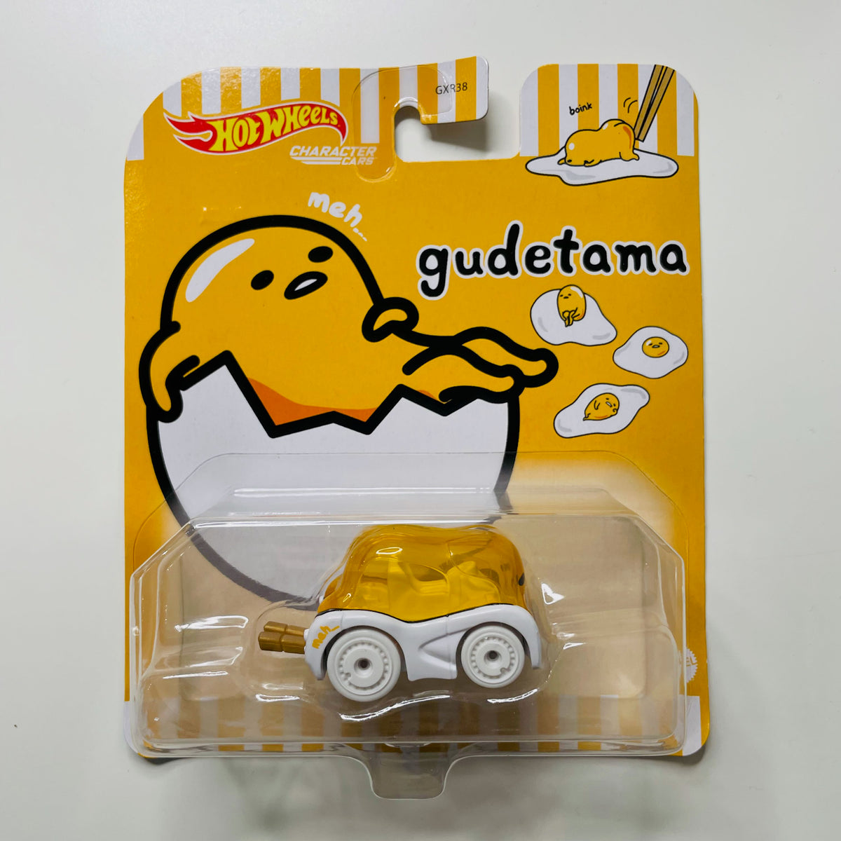 2021 Hot Wheels Character Cars: Gudetama Lazy Egg, Hello Kitty
