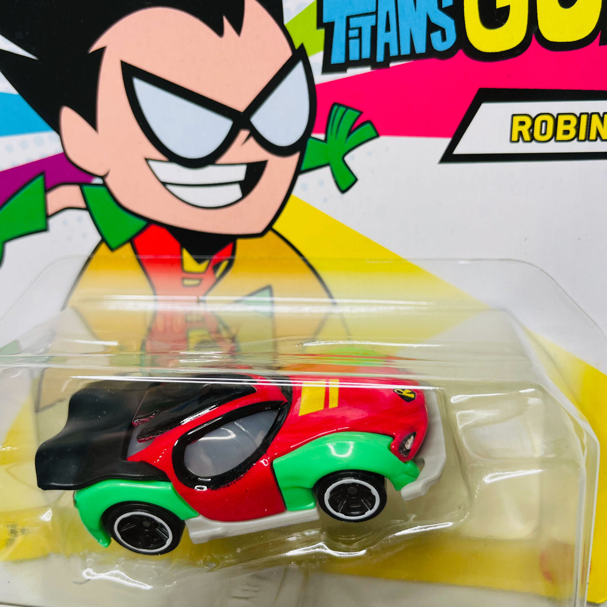 Hot Wheels Animation Character Car - Teen Titans Go - Robin