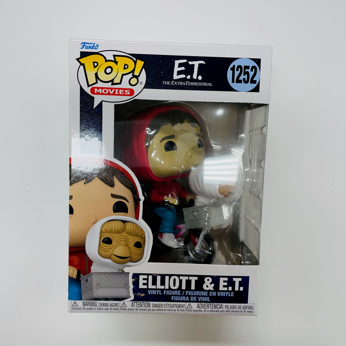 Funko POP! Movies: E.T. the Extra-Terrestrial - Elliot w/ ET in Bike Basket