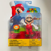 World of Nintendo Super Mario 4-Inch Figures - Fire Mario