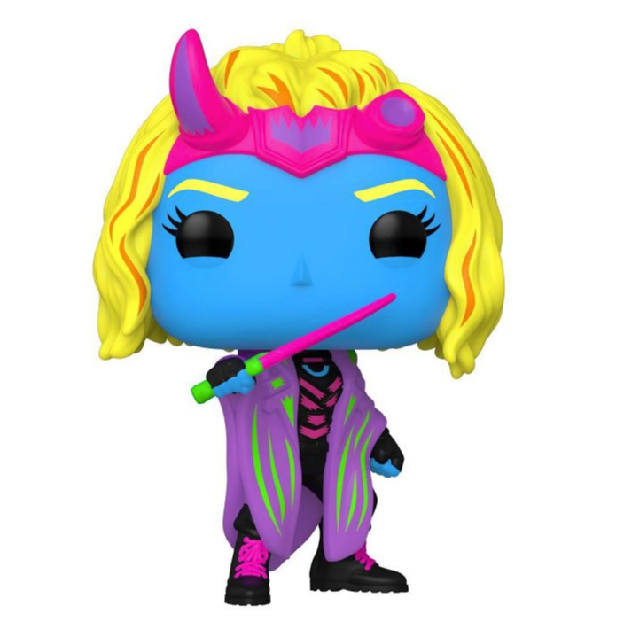 Funko POP! : Marvel Loki Vinyl Figure #988 : Sylvie ( Black Light ) & –  Yummy Boutique