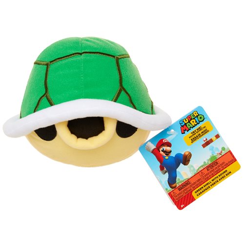 World of Nintendo Plush with Sound - Green Turtle Shell