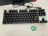 Mechanical Gaming Keyboard - backlit, 87 keys, black Switch