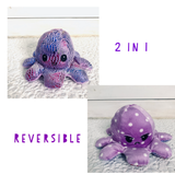 Reversible Octopus plush - show your mood