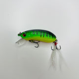2pk 3.5” / 0.4Oz 3d Eye Lipped Cicada Bug lure hard bait With Tail
