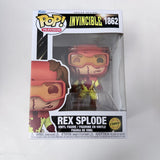 Funko POP! Television Invincible #1862 Rex Splode (Chase) & Protector