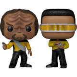 Funko POP! Television Star Trek Next Generation Set of 2 & Protector