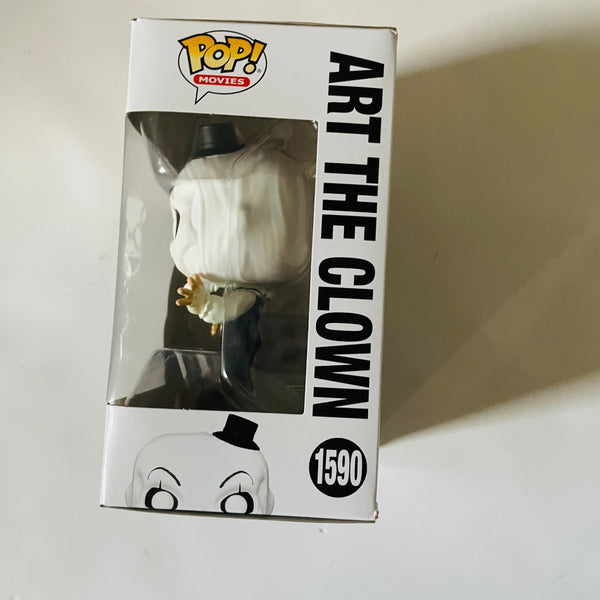 Funko Pop Movies: Terrifier ART THE CLOWN With Knife #1590 New Mint In Hand - Spider Monkey Collectibles - Foto 10