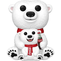 Funko Pop! Coca Cola #241 Coca-Cola Polar Bear with Cub & Protector