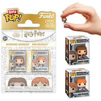 Harry Potter Ron Weasley and Hermione Granger Funko Bitty Pop! Mini-Figure 2-Pack