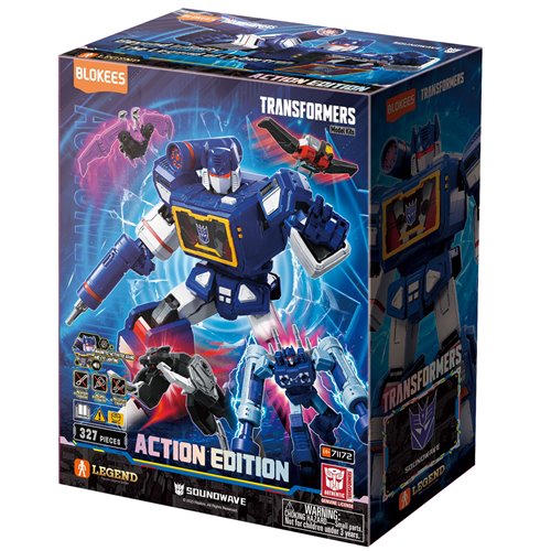 Transformers Action Edition G1 Soundwave AE03 Blokees Model Kit)