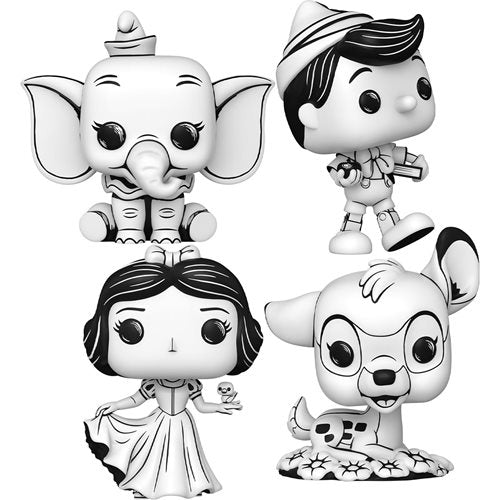 Funko POP! Disney Sketched Set of 4