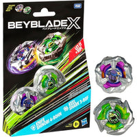 Beyblade X Dual Pack Top - Knife Shinobi 4-80HN / Kneel Shark 3-80F