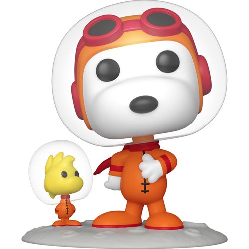 Funko Pop! Peanuts #1679 - Astronaut Snoopy & Woodstock & Protector