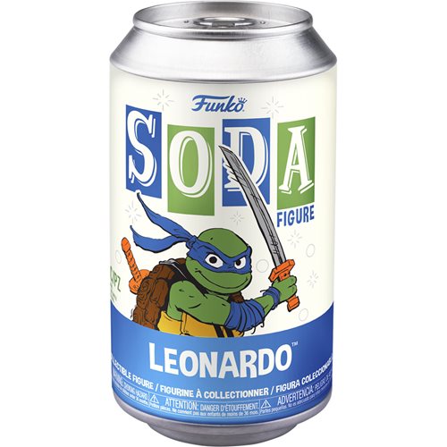 Teenage Mutant Ninja Turtles Leonardo Soda Vinyl Figure ( Sealed )