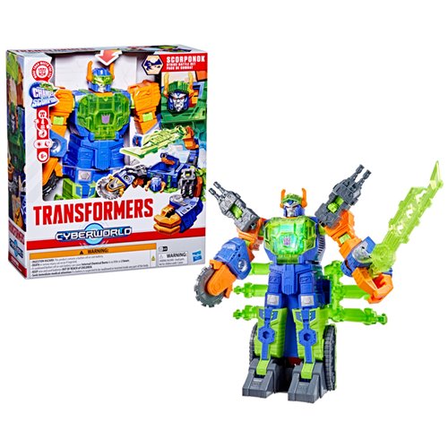 Transformers Cyberworld Scorponok Strike Battle 14" Figure