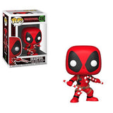 Funko POP! Deadpool #400 - Deadpool (Candy Cane) & Protector