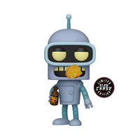 Funko POP! Futurama #1757 - Bender (Specialty Series) Glow Chase w/ Protector