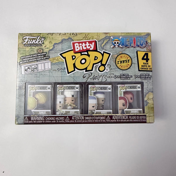 One Piece Sanji Funko Bitty Pop! Mini-Figure 4-Pack - (Shanks)