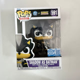 Funko POP! Heroes: DC x Sonic #591 Shadow as Batman & Protector